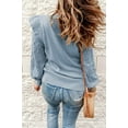 thumbnail image 2 of LinYooLi Chandail à Manches Longues pour Femmes Pull d'Hiver à Poignets Côtelés Haut Chaud Tricoté Décontracté, 2 of 3