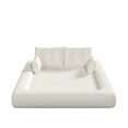 thumbnail image 5 of ROOMARK Human Dog Bed, Lazy Sofa Couch, 78.7" Multi-Functional Foldable Sofa Bed, 3-in-1 Teddy Fabric Foam-Filled Sleeper Sofa Bed for Living Room,Guest Bed,Playroom, 5 of 9