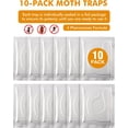 thumbnail image 7 of Pantry Moth Traps 10 Pack, Sticky Glue Traps with Professional Strength Pheromones for Food Cupboards, Kitchen and House Pantry, Non Toxic, 7 of 7