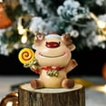 thumbnail image 2 of GUOOL Christmas Resin Figurine Prop Decorations Creative Crafts Statues for Home Party Deer, 2 of 8