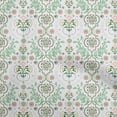 thumbnail image 1 of oneOone Viscose Chiffon Green Fabric Block Craft Projects Decor Fabric Printed By The Yard 42 Inch Wide, 1 of 1