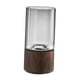 thumbnail image 5 of Florero de estilo europeo, jarrones cilíndricos, botella de flores, Base de madera, jarrón de cristal transparente para boda, escritorio interior, S Fernando Jarrón de ceramica, 5 of 7