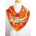 thumbnail image 3 of CAILDANL Silk Like Head Scarf for Women Satin Printed Bandana for Hair Wrapping Fashion Accessory 35 Inch Square Hair Scarf, 3 of 6