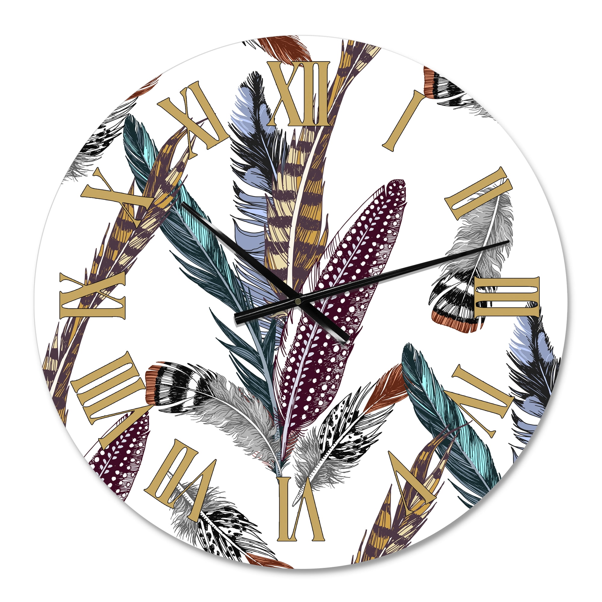 Designart 1 in Bohemian Wall Clock
