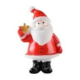 thumbnail image 2 of 4x Linda Navidad Viejo Hombre Estatuilla Estatua Muñeca Pequeño Ornamento Carácter Bonsai Decoración DIY Arte Miniatura para Boda Escritorio Regalo 4 piezas, 2 of 9