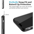 thumbnail image 6 of Wallet Case for iPhone 11 Case with Card Holder Dual Layer Hybrid Shell Heavy Duty Protection Shockproof Anti Scratch Soft Rubber Bumper Cover Case for iPhone 11 6.1 inch Black, 6 of 14