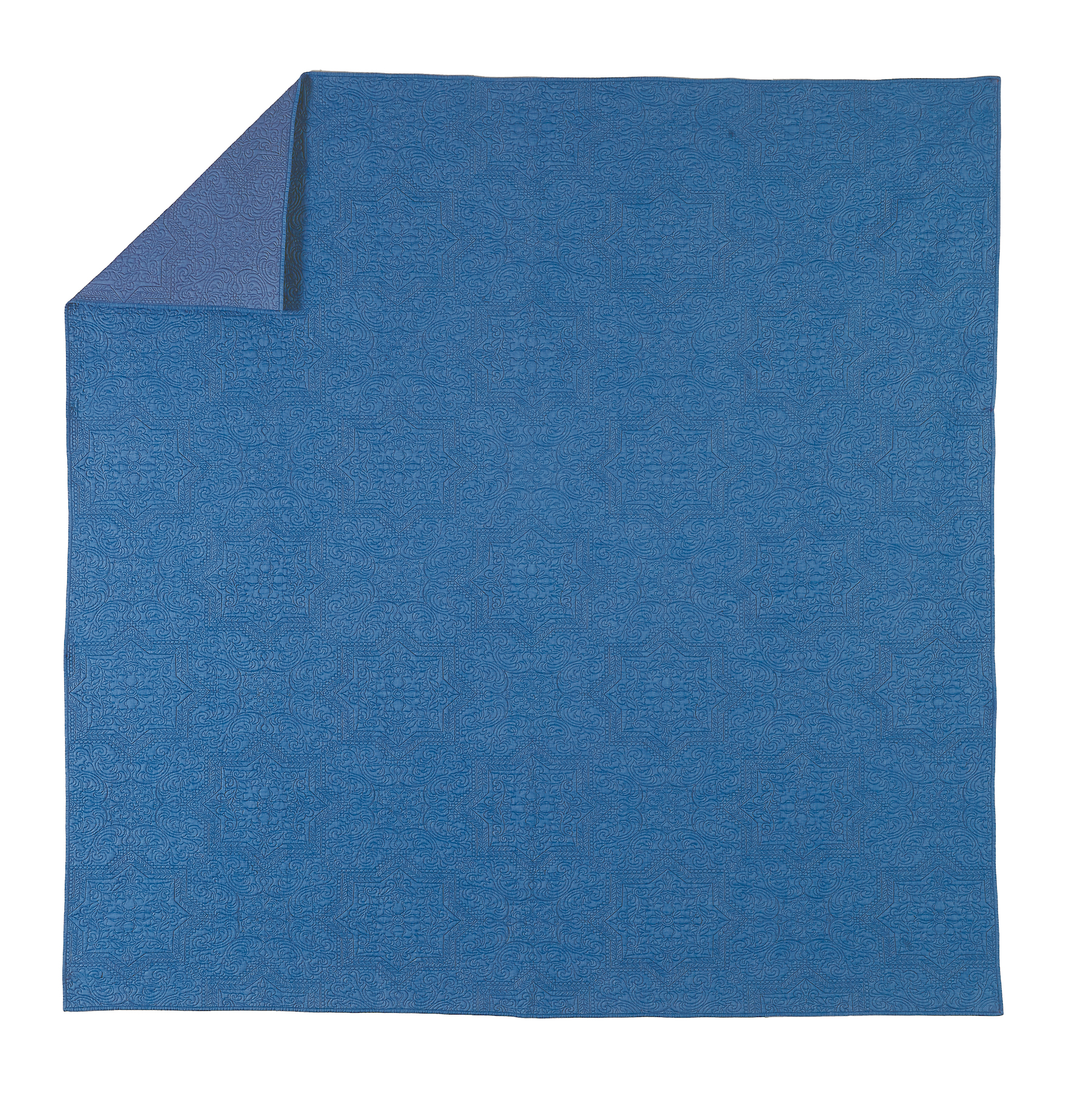 Better Homes & Gardens Solid Blue Chambray Full/Queen Quilt