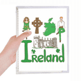thumbnail image 1 of Irlande Symbole National Carnet à Motif Rechargeable Journal de Papeterie, 1 of 3