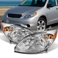 thumbnail image 5 of AKKON - Fits 2003-2008 Toyota Matrix Wagon 4Door Chrome Headlights Pair Left Driver+Right Passenger Replacement, 5 of 5