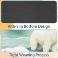 thumbnail image 4 of Polar Bear Square Printed Desk Mat Gaming Mouse Pad Non-Slip Rubber Bottom 8.3x9.8 Inch - Suitable for Office and Gaming, 4 of 6