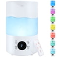 thumbnail image 1 of 4L Cool Mist Humidifier, Ultrasonic Humidifiers for Room, 360° Adjustable Nozzle, Gradient Night Light with 7 Color Mode, Auto Shut-Off, Ultra Quiet for Bedroom, Office, Plant, 1 of 13