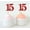 Red, variant on Darling Souvenir, Quinceanera 15th Birthday Cupcake Toppers, Dessert Decorations - Pack Of 20