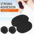 thumbnail image 5 of Armpit Sweat Absorbing Pads, Self-adhesive Disposable Underarm Stickers, Underarm Sweat Pads, Armpit Protection for Men & Women Black 20 Pcs, 5 of 5