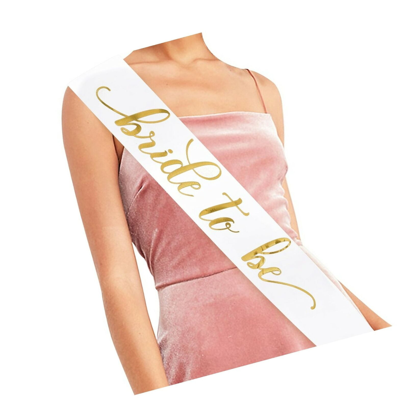 plus size bride to be sash