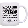 thumbnail image 1 of ThisWear Dog Lover Gifts for Women Crazy Rottweiler Lady Dog Mom Dog Owner 11 ounce Coffee Mug, 1 of 4
