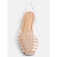 thumbnail image 5 of Time and Tru Women's Huarache Jelly Sandals, 5 of 6