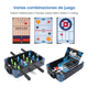 thumbnail image 2 of Juego De Mesa Didacticos Futbolín De Mesa Multifuncional 5 En 1 Regalo Para Niños Y Adultos Xtellar negro, 2 of 4