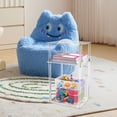 thumbnail image 5 of 3-Tier Heavy Duty Acrylic End Tables, Small Nightstand/Side Table for Living Room, Bedroom, Home Accent Side Table, 14''x 11.5''x 23.2'', 5 of 5