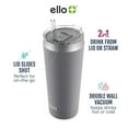 thumbnail image 2 of Ello 24oz Beacon Vacuum Stainless Steel Tumbler White, 2 of 7