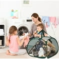 thumbnail image 6 of Vadktai Sturdy Mesh Laundry Hamper Basket Bag, Pop up Basket with Side Pocket for Laundry Room, Bathroom, Kids Room, College Dorm or Travel, 6 of 7