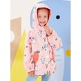 thumbnail image 4 of famuka Toddler Reversible Jacket Little Boy Girl Hooded Windbreaker Casual Outerwear, 4 of 10