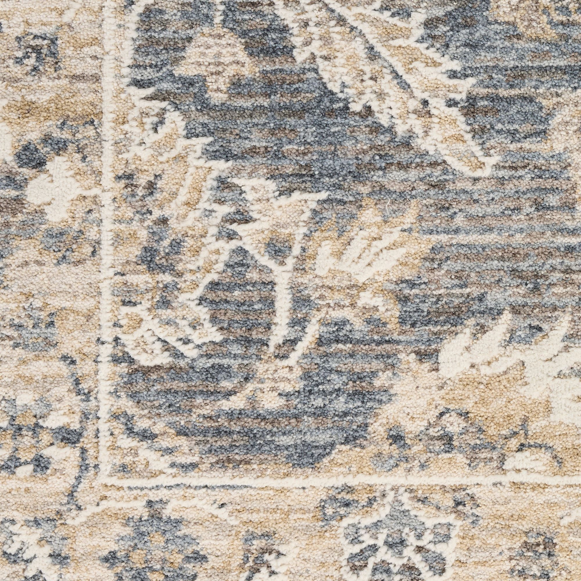 Nourison Harbor 5'3" x 7'6" Blue Vintage Indoor Rug