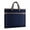 Navy, variant on Qiweii Men's Waterproof Business Briefcase, Portable A4 Cloth File Bag, Office Data Storage Bag