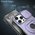 thumbnail image 6 of Ancove for iPhone 14 Rugged Case,[Compatible with Mag Safe] Magnetic Ring Holder Kickstand Shockproof Military Grade Drop Protection Phone Cover Case for Apple iPhone 14,Purple, 6 of 6