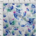 thumbnail image 2 of oneOone Organic Cotton Poplin Twill Fabric Flower Watercolor Print Fabric BTY 42 Inches Wide, 2 of 4