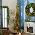 thumbnail image 6 of Home Heritage Stanley 9' Pine Artificial Christmas Tree, PreLit 500 Color Lights, 6 of 10