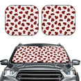 thumbnail image 2 of Haiem Ladybug And Heart Car Windshield Sun Shade (2 Pieces) Foldable Windshield Sun Shade Car Accessories for Truck SUV Pickup-Small, 2 of 7