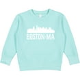 thumbnail image 2 of Inktastic Boston Massachussetts Skyline City Silhouette Toddler Sweatshirt, 2 of 4
