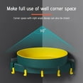 thumbnail image 4 of EGNMCR Kitchen Gadgets, Utensil Round Rotating Turntable Organizer Container Bins Wall Mounted Corner Shelf For Condiments Black Decorative Tray Makeup Pallet Perfume Tray rotating shelf, 4 of 5