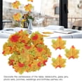 thumbnail image 6 of 100Pcs/Bag Artificial Maple Leaves for Thanksgiving Autumn Leaf Wedding Party Table Decor, 6 of 20