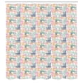 thumbnail image 3 of Ambesonne Abstract Shower Curtain, Random Scribbles Strokes, 69"Wx84"L, Multicolor, 3 of 3