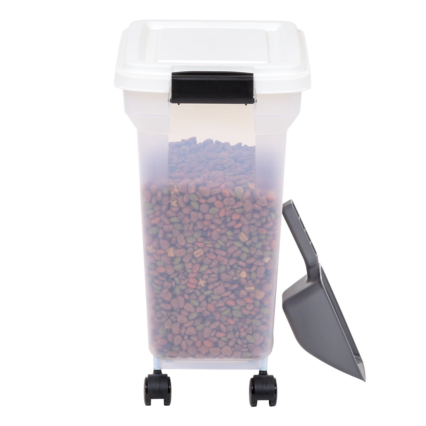 IRIS 22Lbs. Airtight Pet Food Container | Dog & Cat Food Storage Bin with Scoop