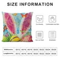 thumbnail image 5 of nygtbtfer Outdoor Throw Pillow Cover Colorful Egg Flower Waterproof Cushion Pack Ear Pillow Cases Home Decoration for Patio Garden Couch Sofa, 5 of 5