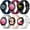 Pink/White/Gray/Wine/Navy Blue/Black, variant on 6 Pack Bands Compatible with Galaxy Watch 7 6 5 4 Band 40mm 44mm/Galaxy Watch 5 Pro 45mm/Watch 4 6 Classic 42mm 46mm 43mm 47mm/Active 2 Watch/Watch 3 41mm, 20mm Sport Band for Women Men