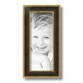 thumbnail image 2 of ArtToFrames 5" x 12" Black Panel With Gold Lip Picture Frame, 5x12 inch Multi Wood Poster Frame (WOM-5092),  Pack, 2 of 7