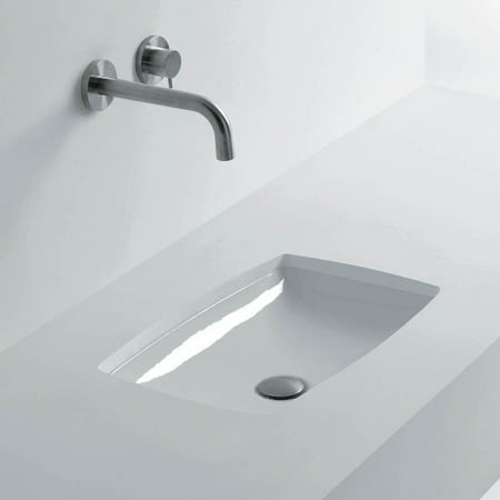 Ws Bath Collections H10 60u Rectangular Undermount Bathroom Sink Ws Bath Collections H10 60u Rectangular Undermount Bathroom Sink