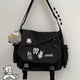 thumbnail image 2 of Bolso de mensajero retro para hombre, bolso de hombro ligero de gran capacidad, correa de hombro ajustable, 2 of 4
