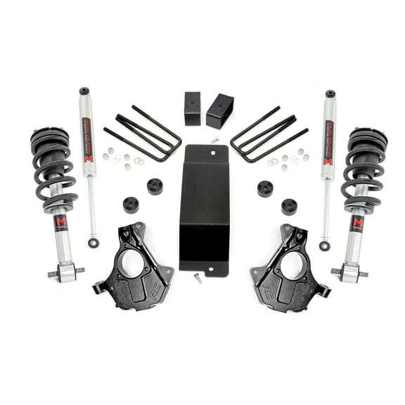 Rough Country 3.5" Knuckle Lift Kit w/M1 Struts for 07-13 Chevy/GMC 1500 - 11940 Fits select: 2008-2009 CHEVROLET SILVERADO, 2011 CHEVROLET SILVERADO K1500 LT
