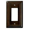 Liberty 126341 Espresso Architect Single GFCI Outlet Cover Plate