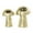 Gold Handmade Mosaic Mirrored Solid Mushroom Asymmetrical S/2 10", 8"H, variant on 10", 8"H Gold Glass Handmade Mosaic Mirrored Mushroom Sculpture, by DecMode (2 Count)