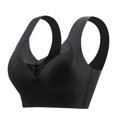 thumbnail image 4 of SDNall Womans Embroidered Glossy Comfortable Breathable Bra Underwear No Rims, 4 of 9