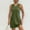 Army Green, variant on Women's Casual Mini Tank Dress Sleeveless Athletic Style with Pockets for Workout Sport and Tennis Activities