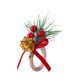 thumbnail image 3 of Servilletas navideñas hechas a mano para decorar la mesa con broche rojo en forma de cono. Caja de regalo, 3 of 9