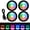 Black Shell Color Light, variant on 4 PCS LED Coaster for Drinks, USB Rechargeable Light Up Coasters for Cocktail Beer Beverage, Wine Bottle Cup Luminous Mat for Home, Party, Wedding, Bar, Club
