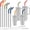 Dark Rainbow, variant on Tomorotec 6-Pack Stainless Steel Reusable Straw with Silicone Tip 3 Sizes, Metal Drinking Straws Fit for Stanley Quencher Tumblers 40oz, 30oz, 20oz, 14oz, Cleaning Brushes Included (Rainbow)