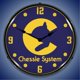thumbnail image 2 of BOR1408538 Reloj Chessie System Railroad - Fabricado en EE. UU. Collectible Sign & Clock BOR1408538, 2 of 2